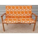 Small Danish Oak Sofa